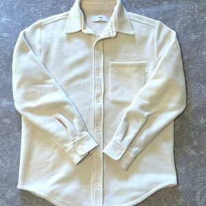 Aritzia TNA Fleece Button Down (Size S)